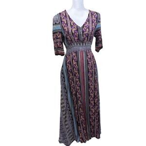 Papillon maxi dress, bohemian, festival, artsy, global inspired, peasant